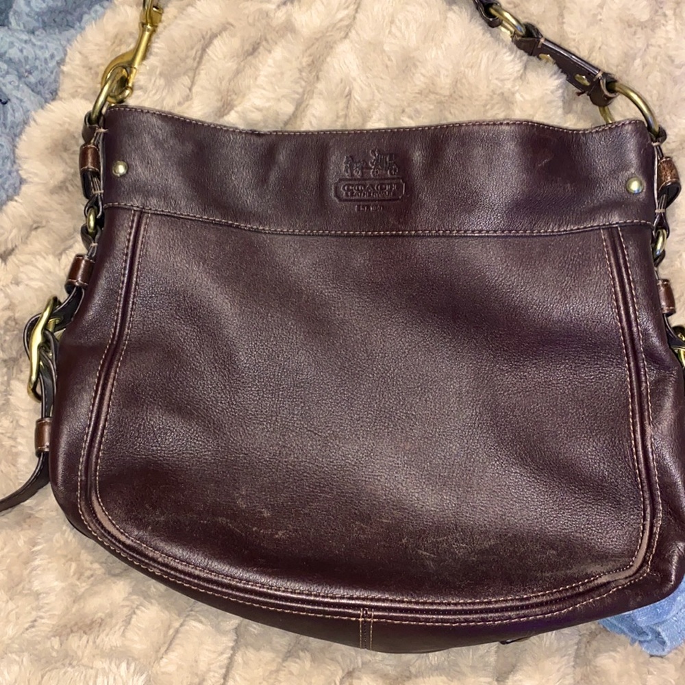Used Leather Coach Purse